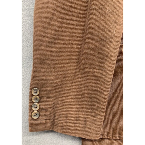 Consensus Sportswear Blazer Mens Size X-Large Brown Corduroy Two Button Notch - Picture 14 of 16